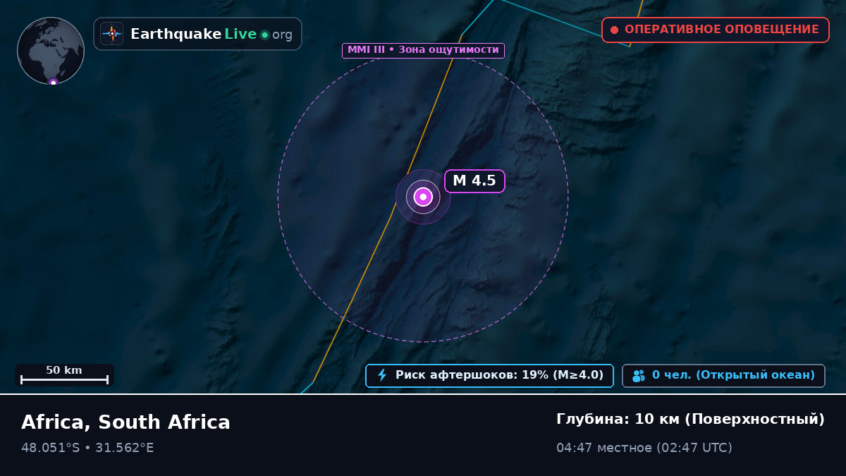 Индийский океан (South Africa)