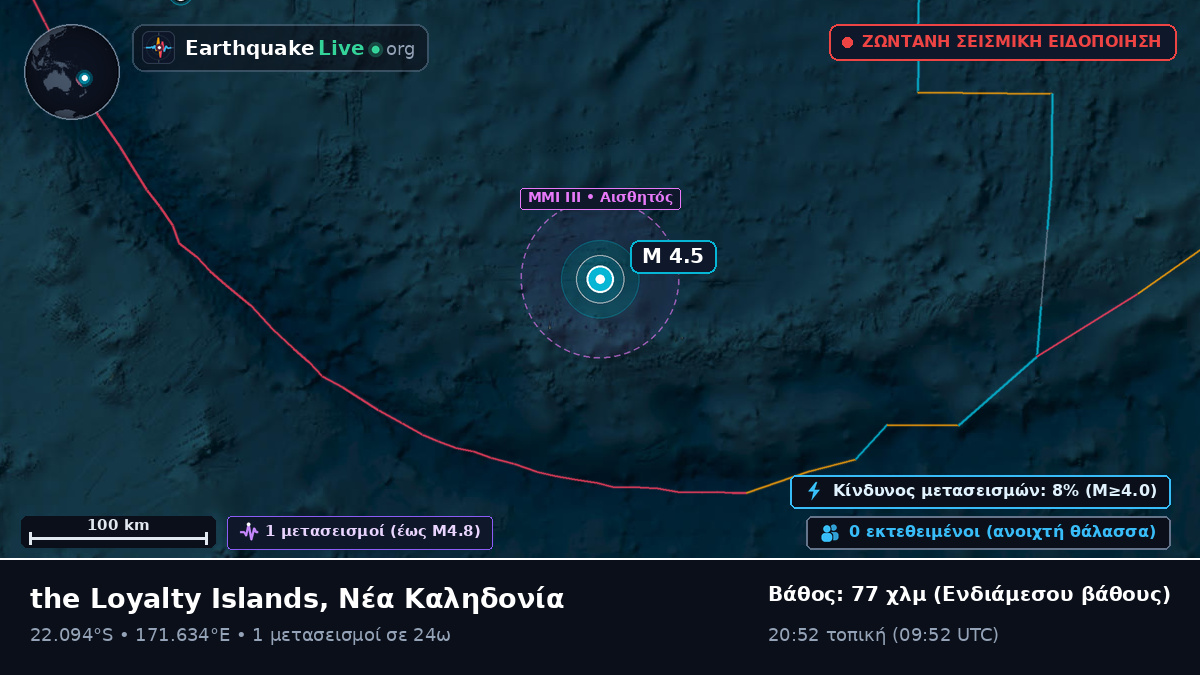 Νότιος Ειρηνικός Ωκεανός (Νέα Καληδονία)