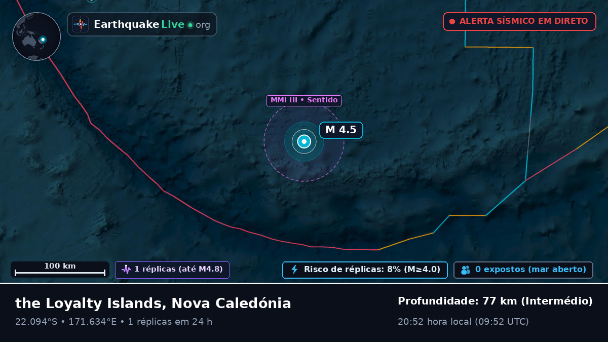 Oceano Pacífico Sul (Nova Caledónia)