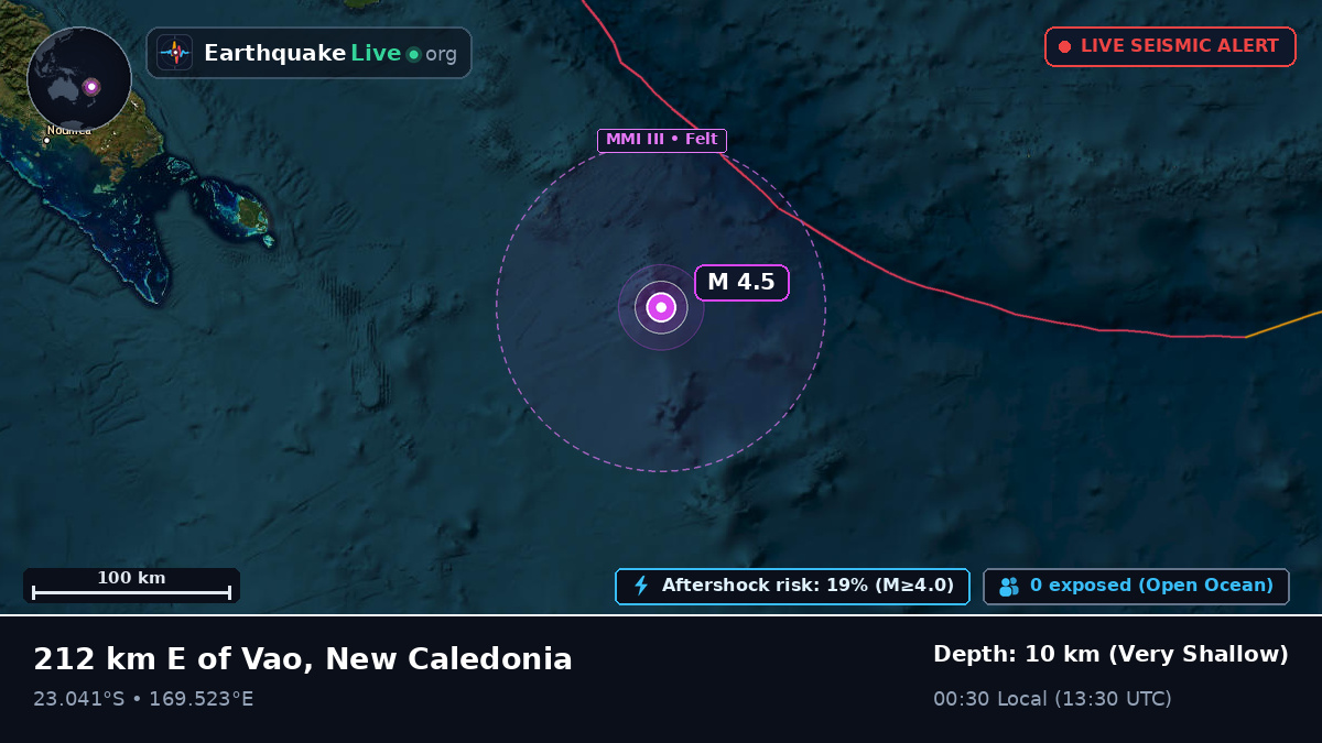 South Pacific Ocean (New Caledonia)