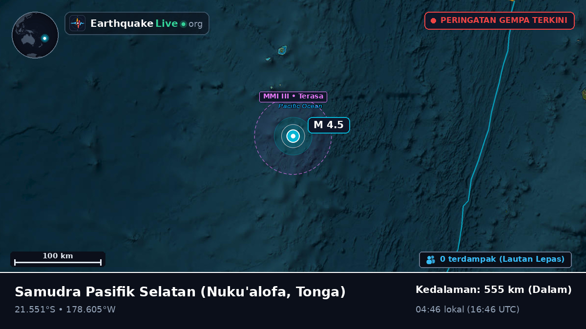 Samudra Pasifik Selatan (Tonga)