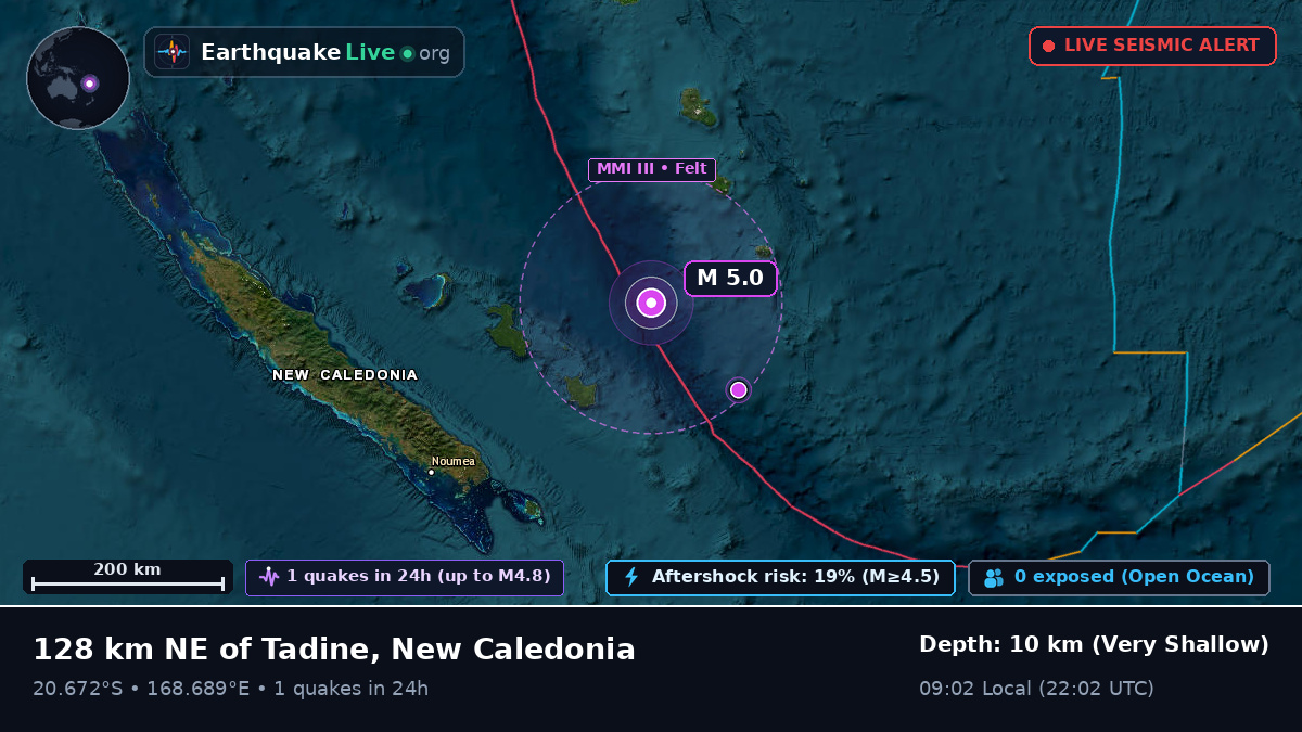 South Pacific Ocean (New Caledonia)