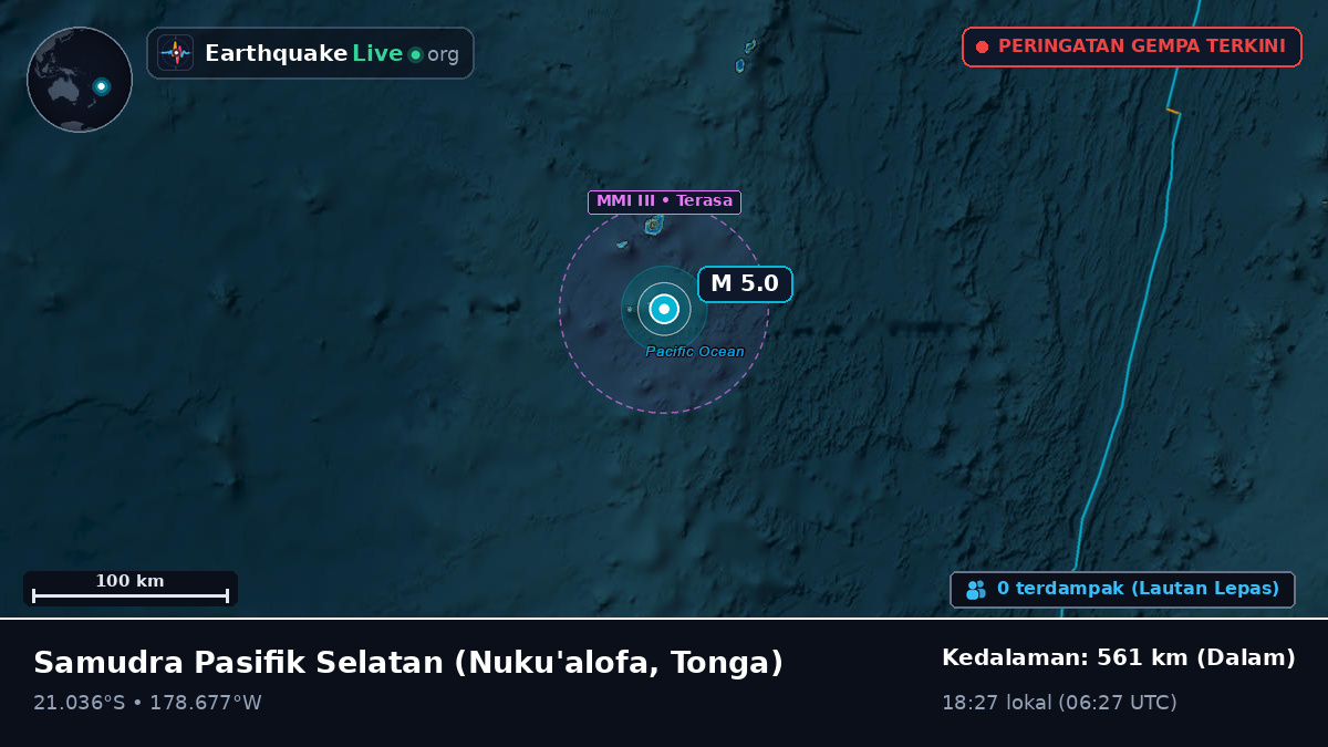Samudra Pasifik Selatan (Tonga)