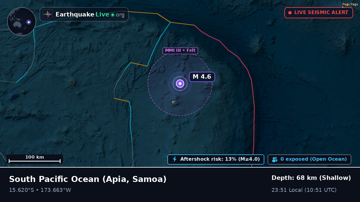 South Pacific Ocean (Samoa)