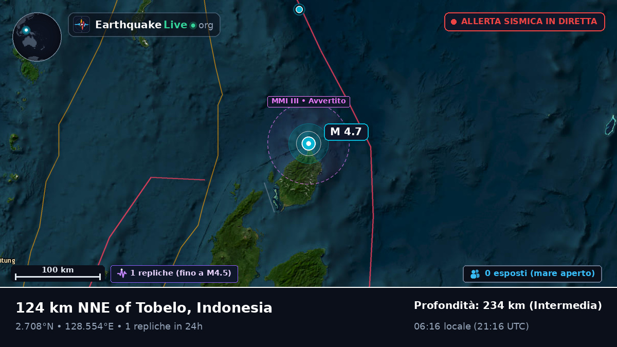Oceano Pacifico settentrionale (Indonesia)