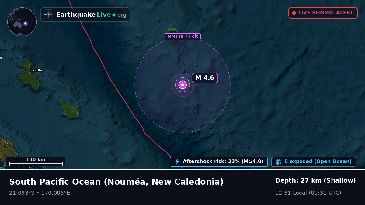 South Pacific Ocean (New Caledonia)