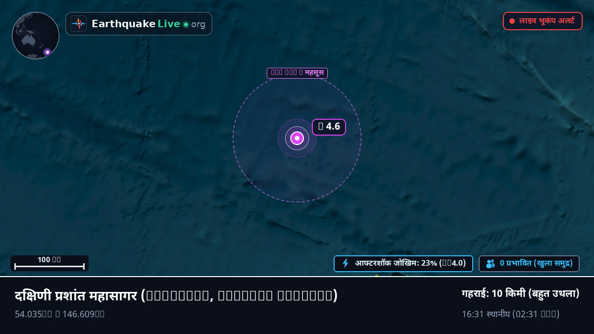 दक्षिणी प्रशांत महासागर (Chatham Islands)