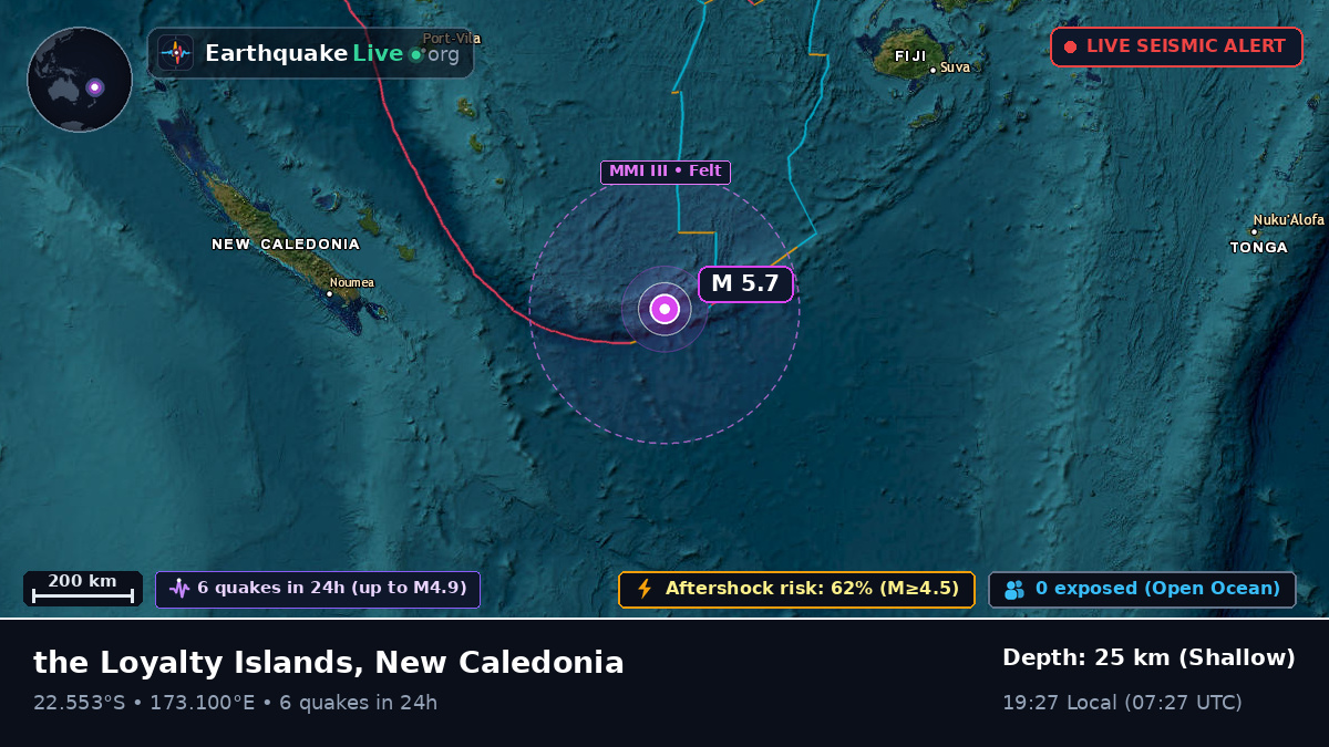 South Pacific Ocean (New Caledonia)