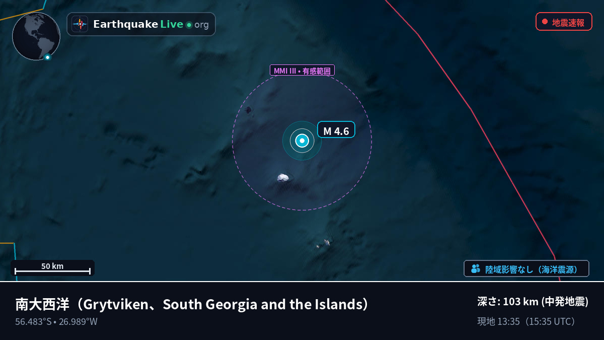 南大西洋 (South Georgia and the Islands)