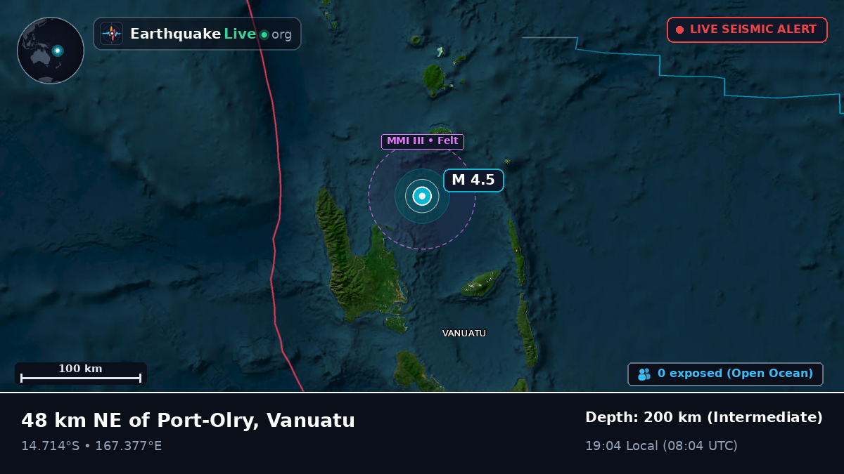 Off the coast of Luganville, Vanuatu