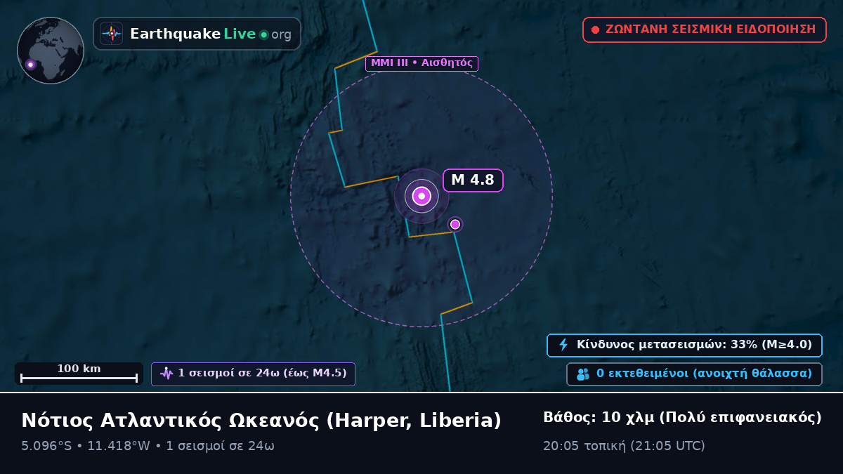 Νότιος Ατλαντικός Ωκεανός (Liberia)