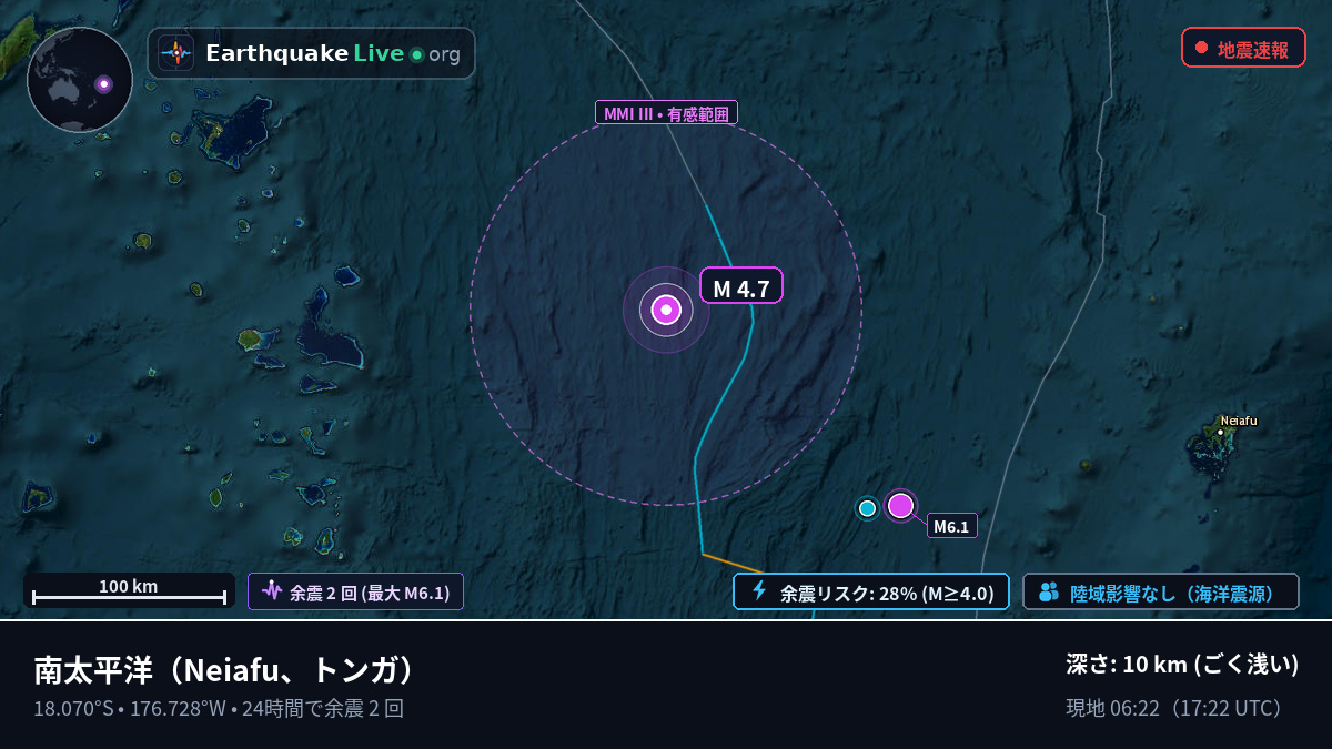 南太平洋 (トンガ)