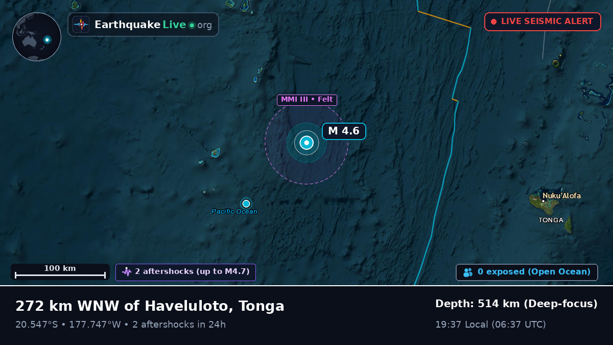 South Pacific Ocean (Tonga)