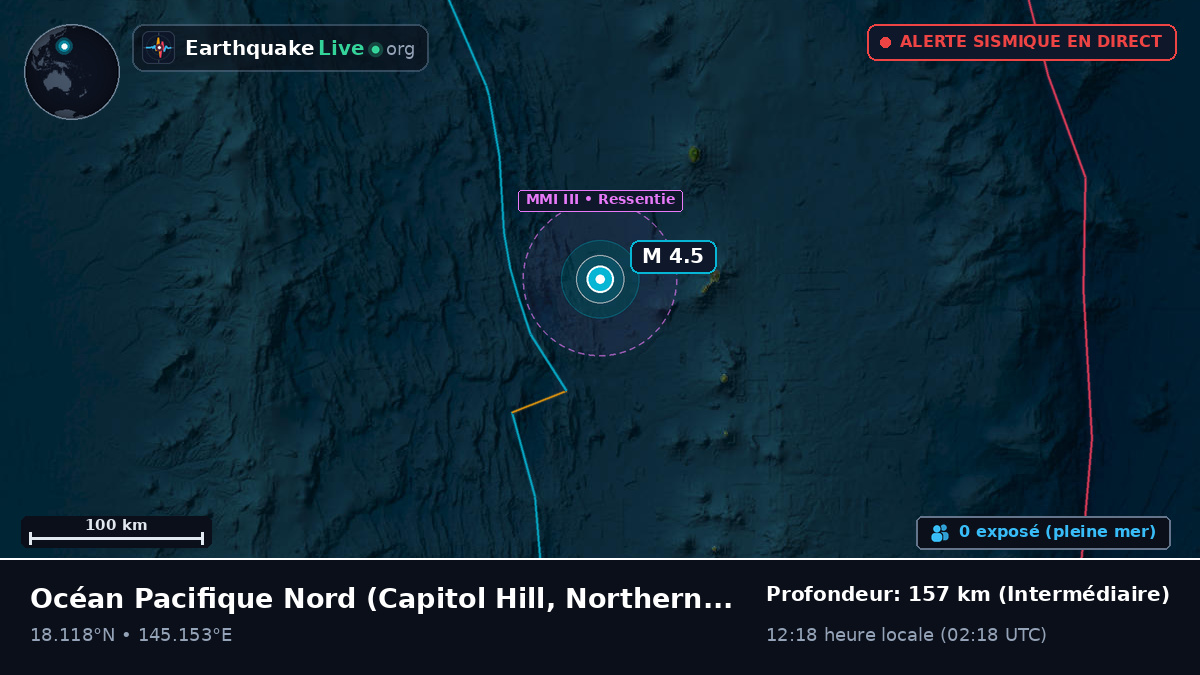 Océan Pacifique Nord (Northern Mariana Islands)