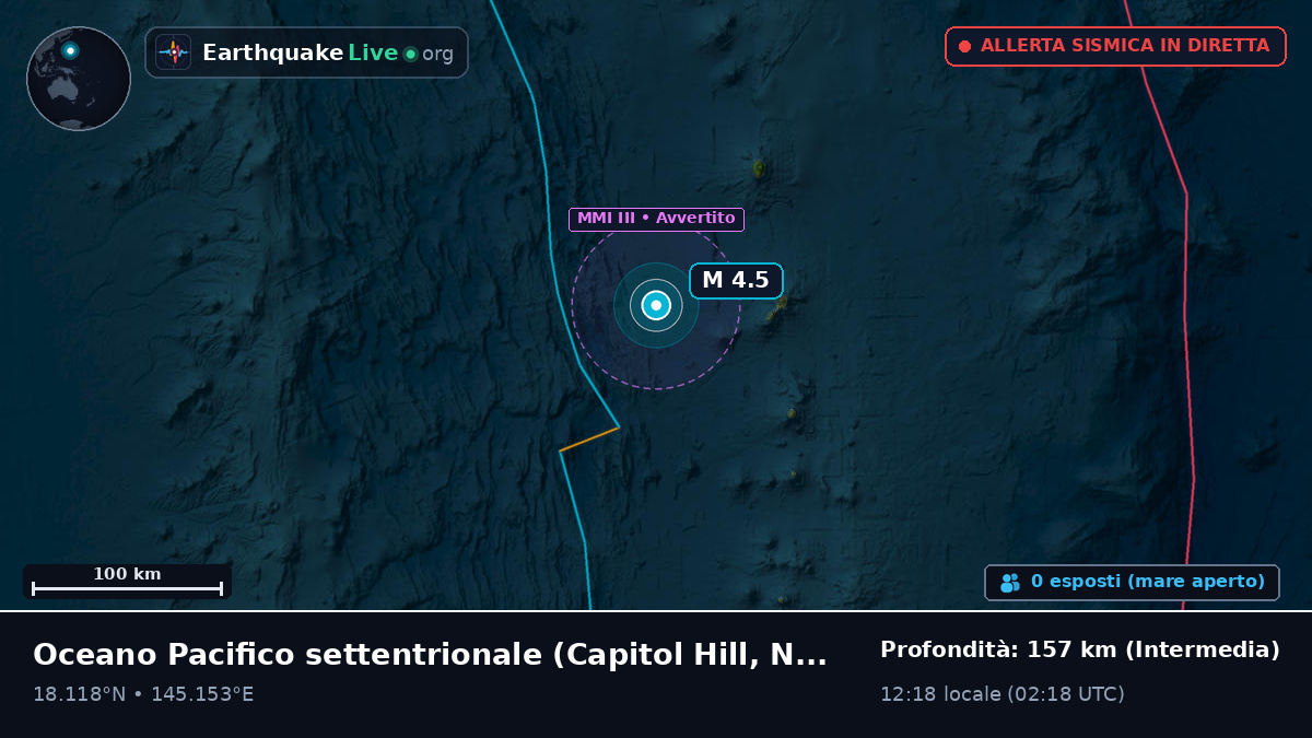Oceano Pacifico settentrionale (Northern Mariana Islands)