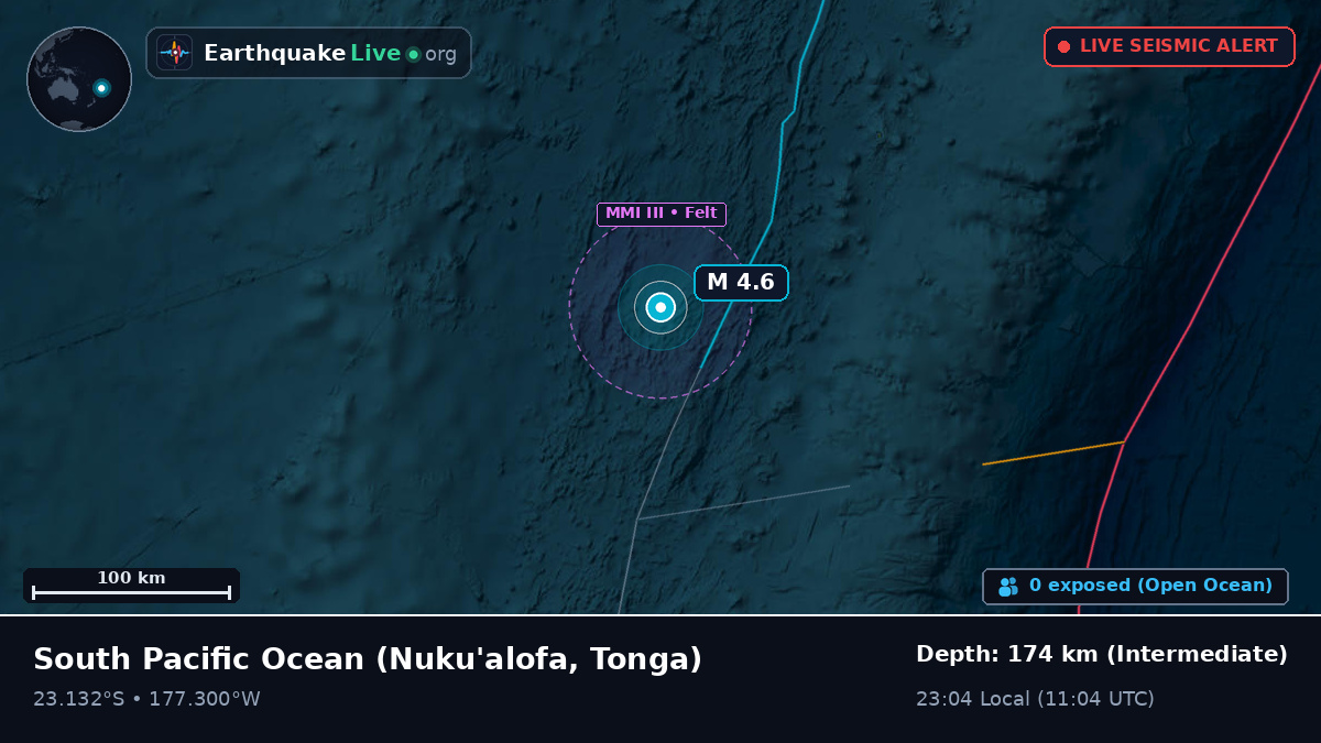 South Pacific Ocean (Tonga)