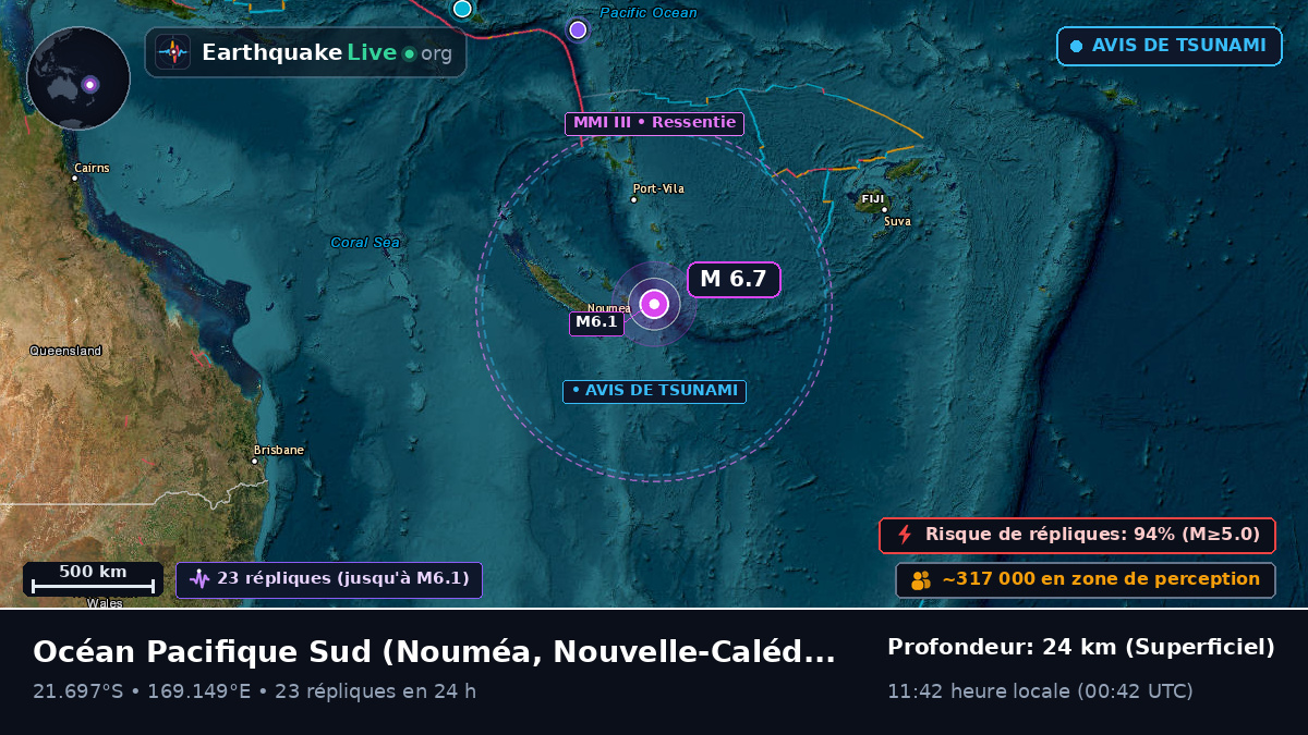 Océan Pacifique Sud (Nouvelle-Calédonie)