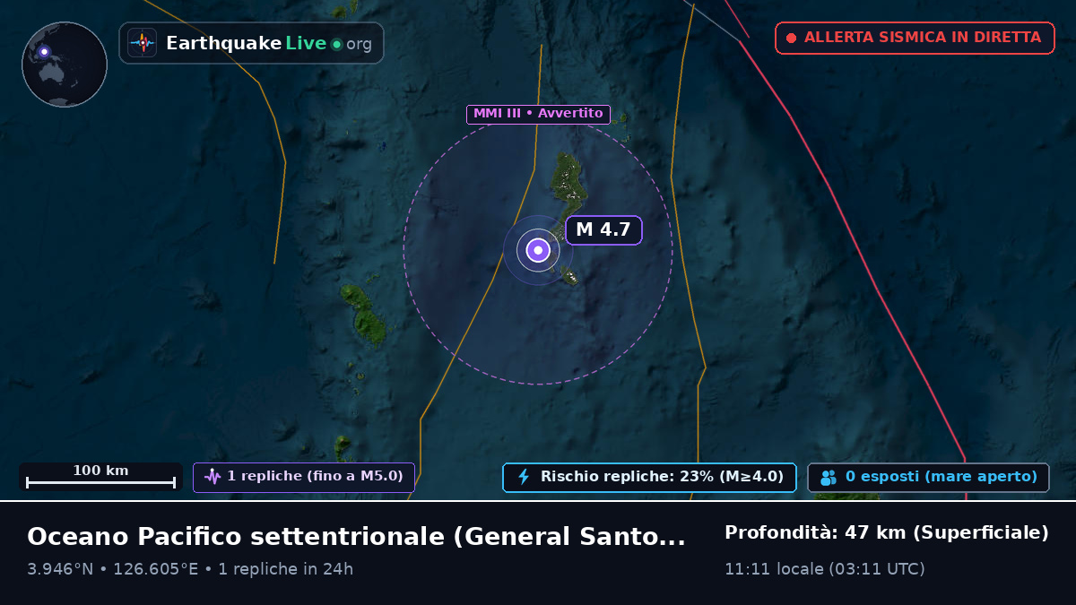 Oceano Pacifico settentrionale (Filippine)