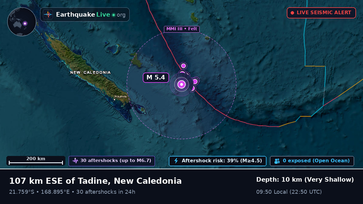 South Pacific Ocean (New Caledonia)