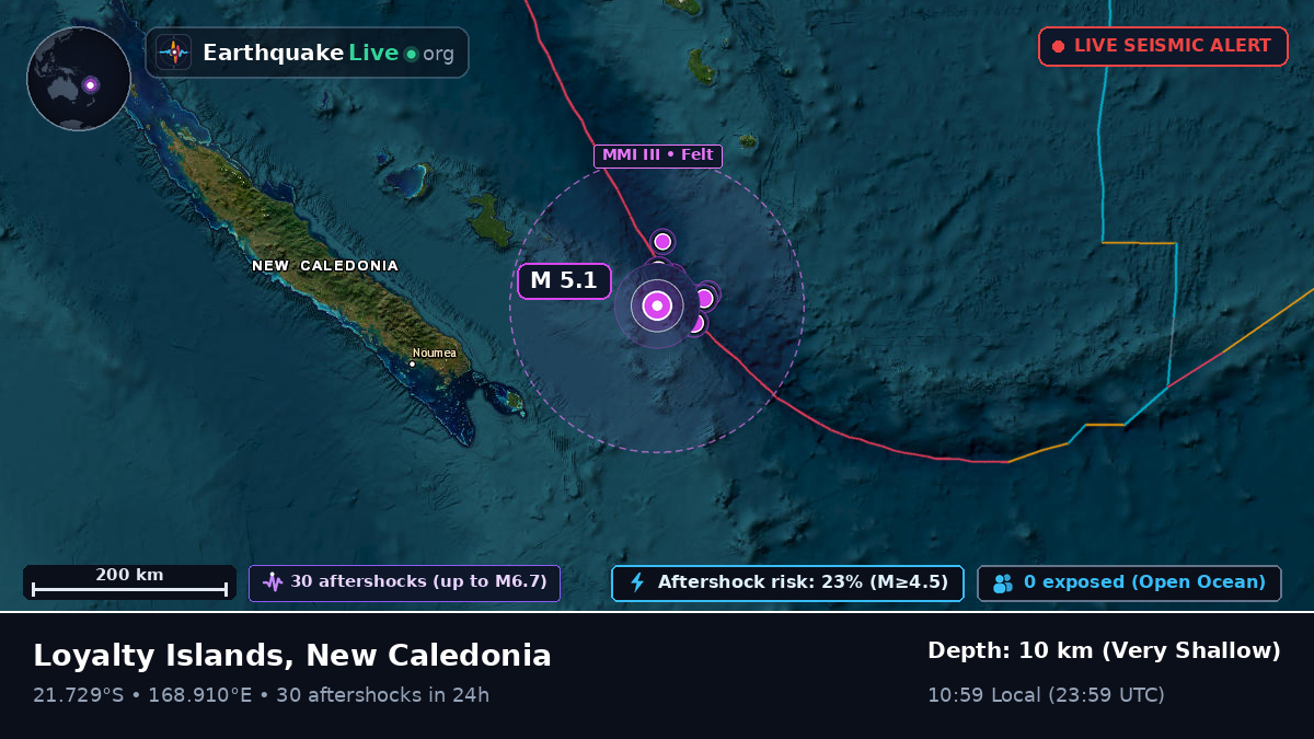 South Pacific Ocean (New Caledonia)