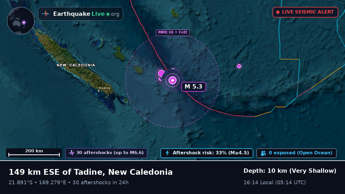 South Pacific Ocean (New Caledonia)