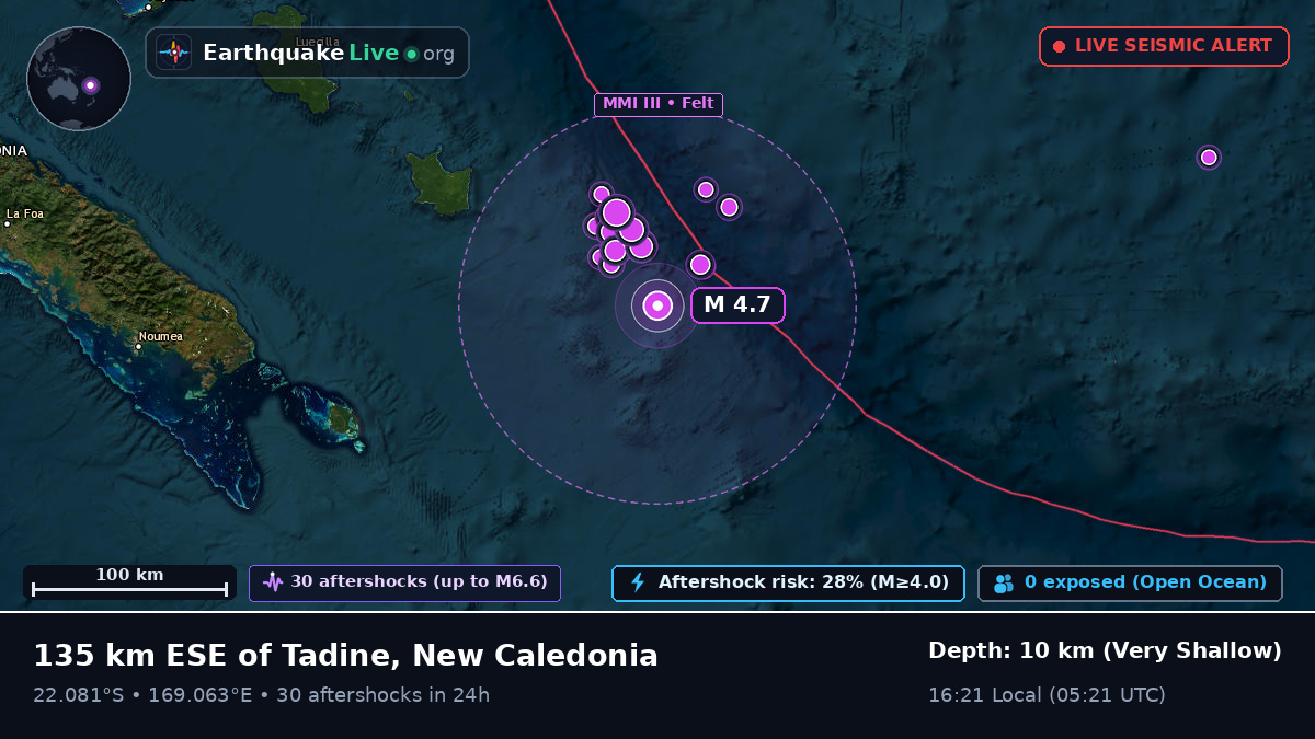 South Pacific Ocean (New Caledonia)