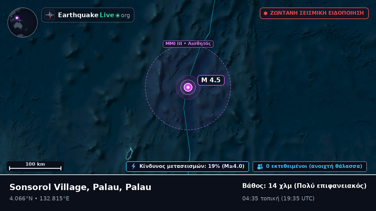 Βόρειος Ειρηνικός Ωκεανός (Palau)