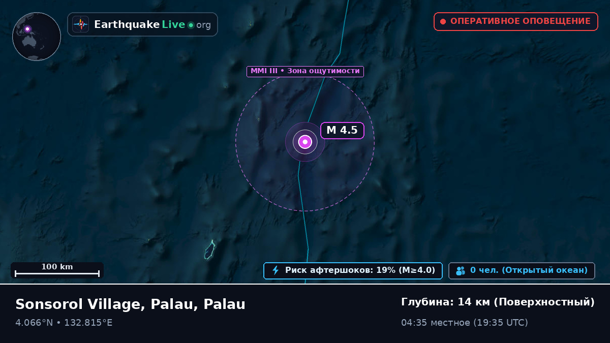 Северная часть Тихого океана (Palau)