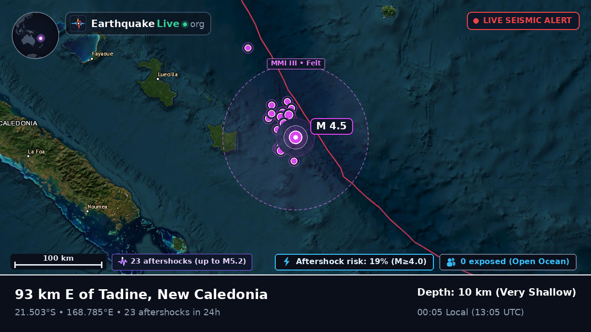 South Pacific Ocean (New Caledonia)