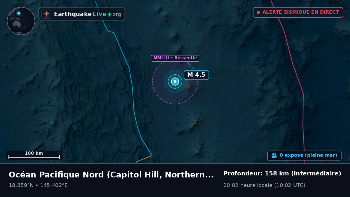 Océan Pacifique Nord (Northern Mariana Islands)
