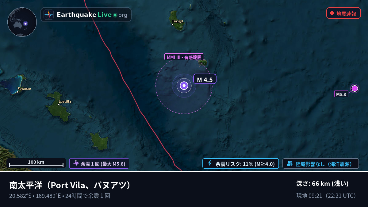 南太平洋 (バヌアツ)
