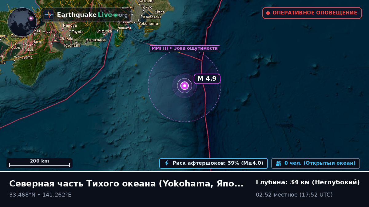 Северная часть Тихого океана (Япония)