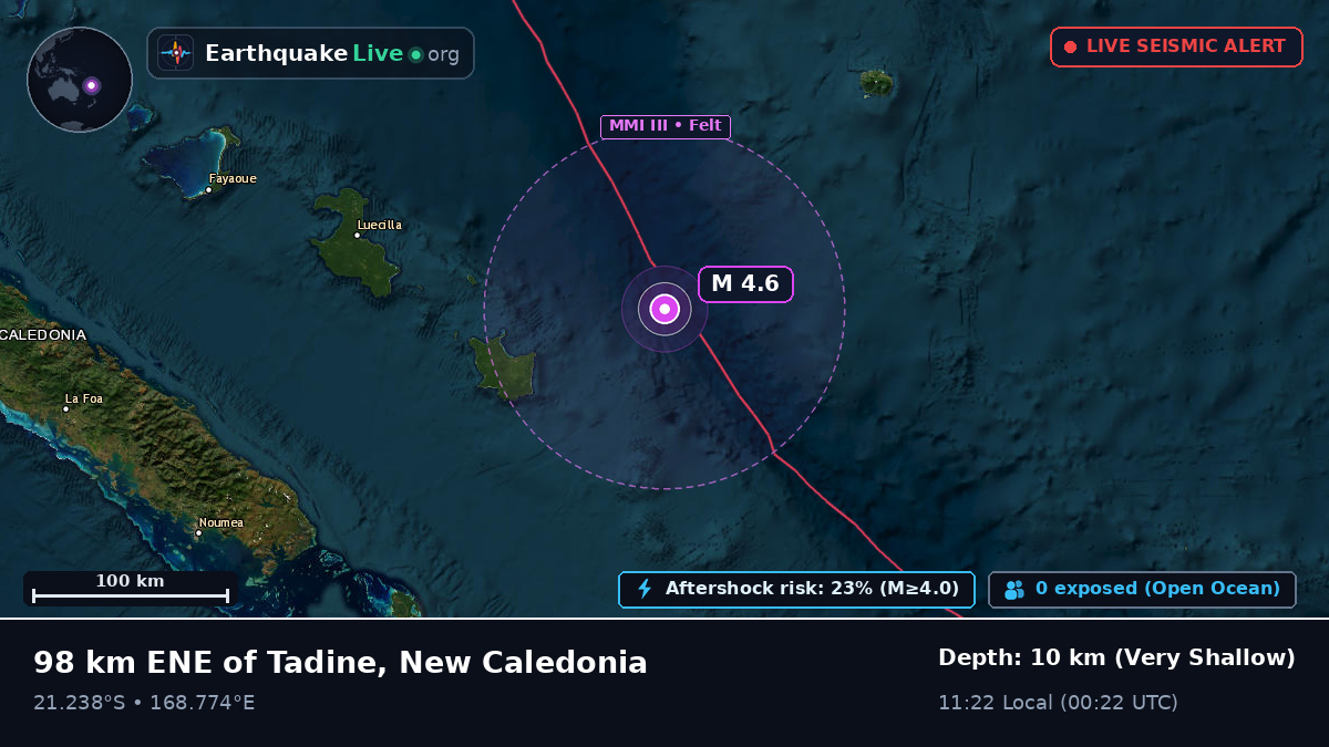 South Pacific Ocean (New Caledonia)