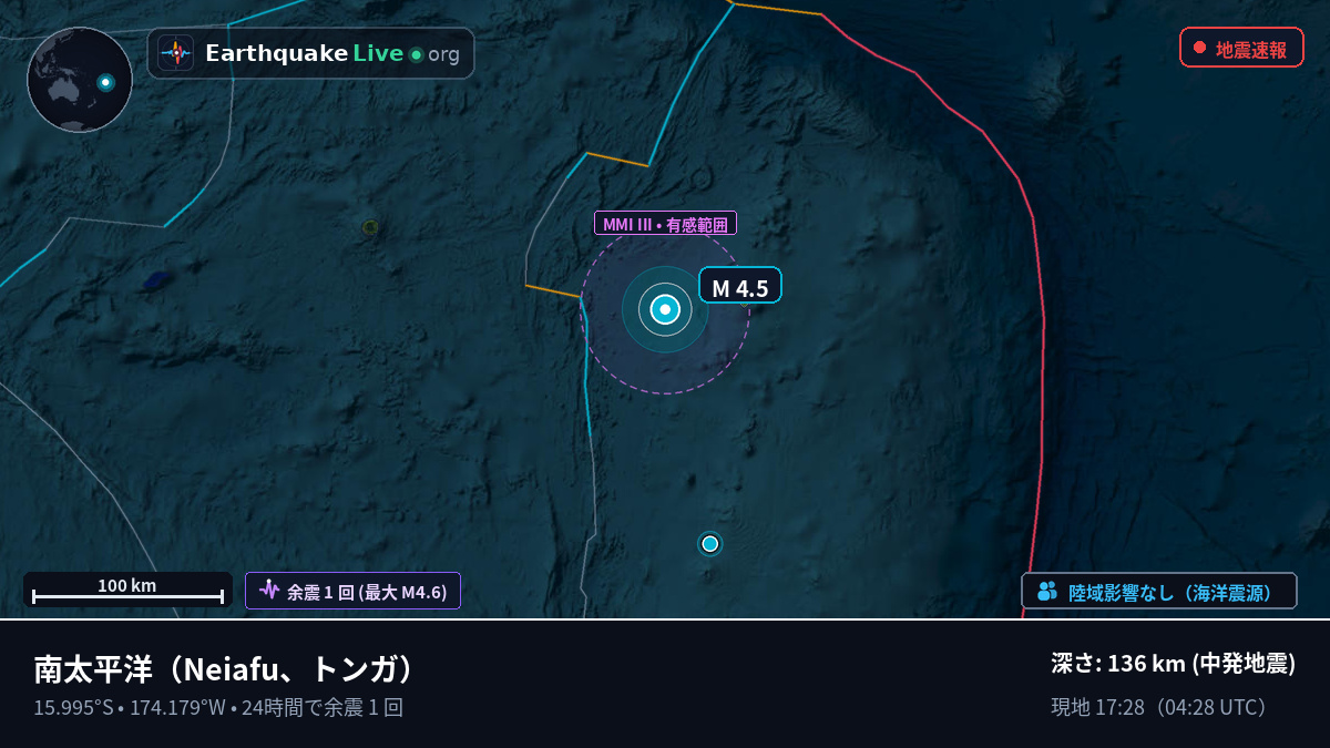 南太平洋 (トンガ)