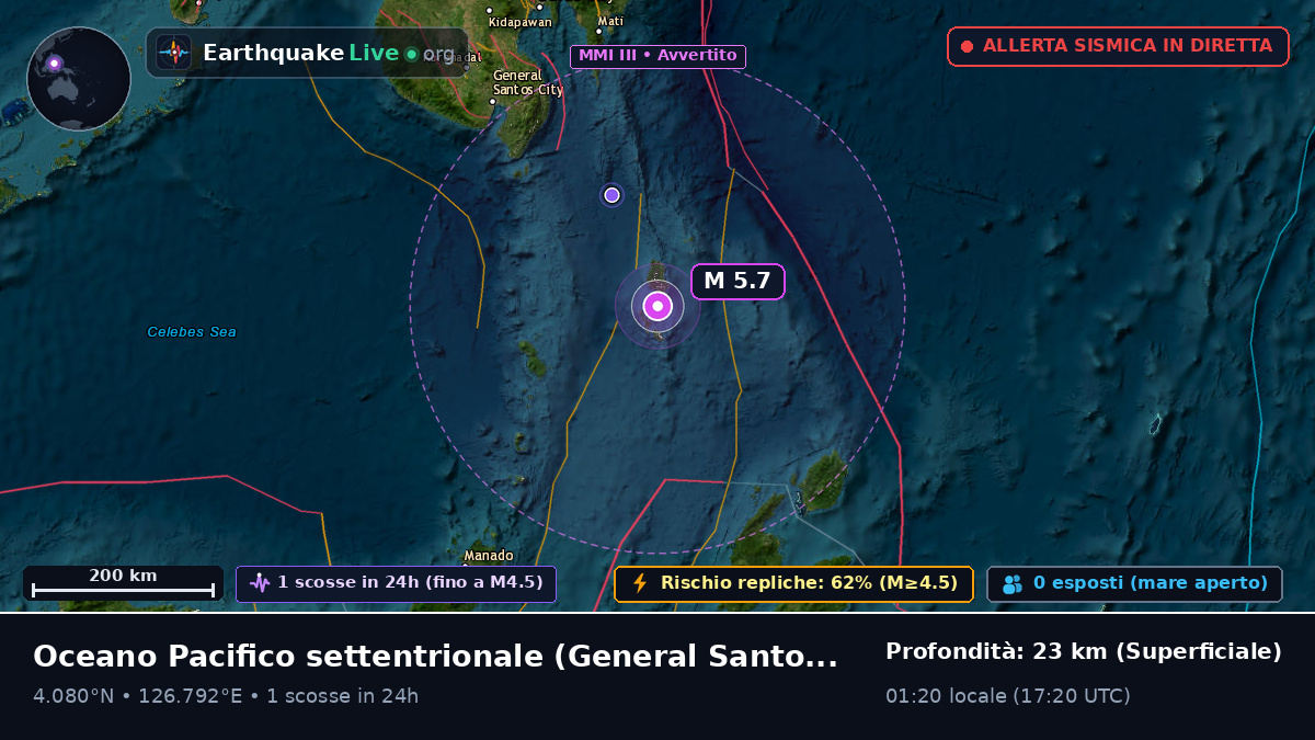 Oceano Pacifico settentrionale (Filippine)