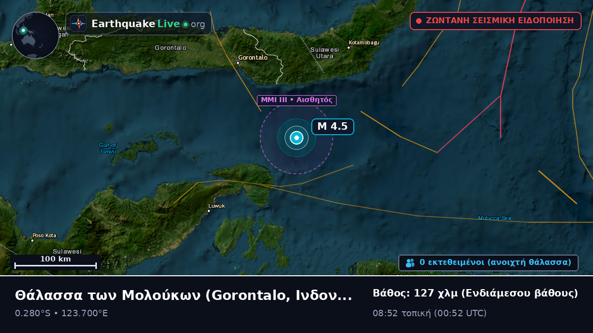 Θάλασσα των Μολούκων (Ινδονησία)