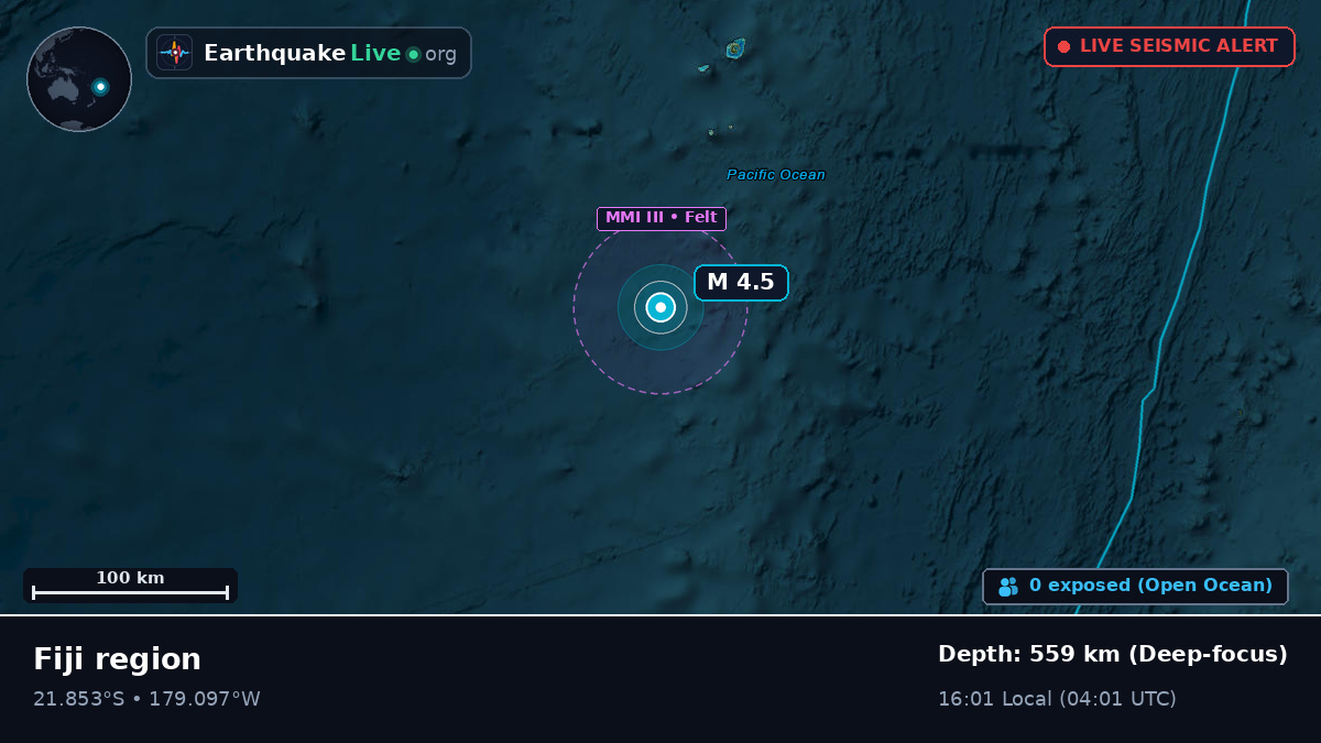 South Pacific Ocean (Tonga)