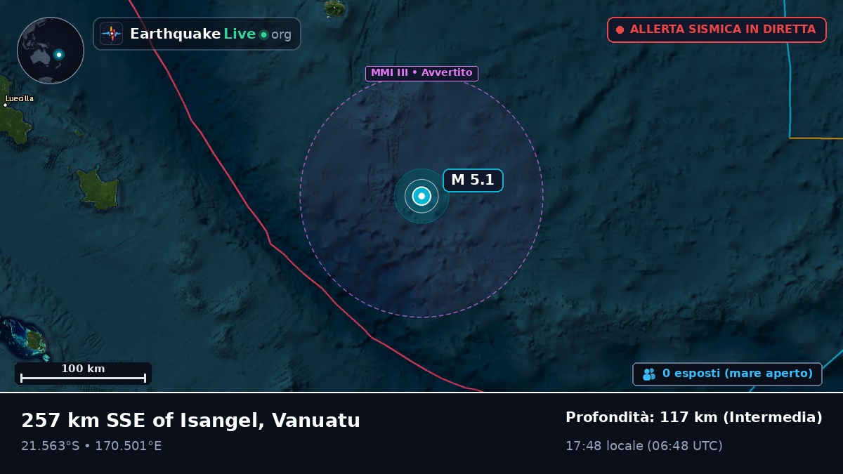 Oceano Pacifico meridionale (Nuova Caledonia)