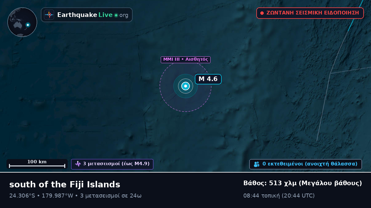 Νότιος Ειρηνικός Ωκεανός (Kermadec Islands)