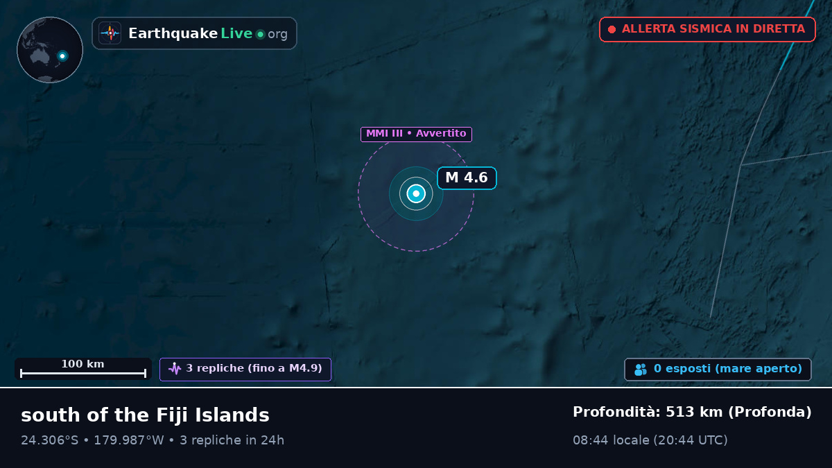 Oceano Pacifico meridionale (Kermadec Islands)