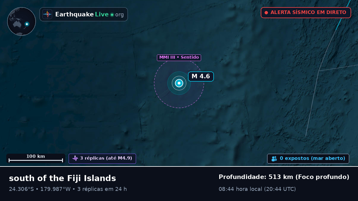 Oceano Pacífico Sul (Kermadec Islands)