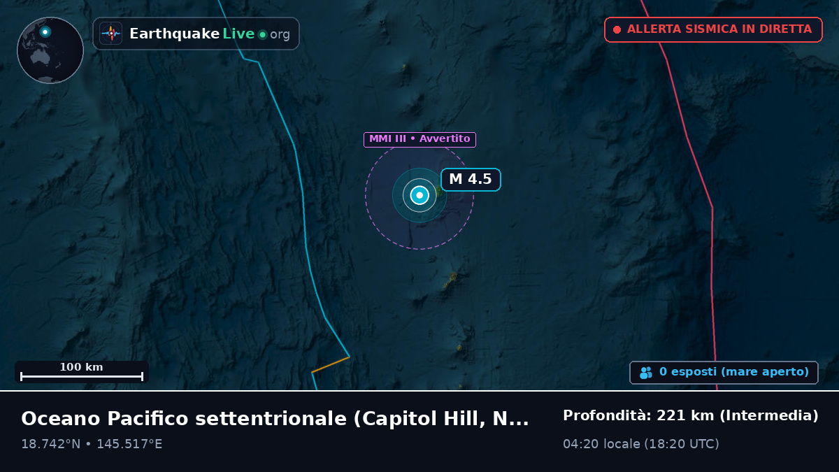 Oceano Pacifico settentrionale (Northern Mariana Islands)