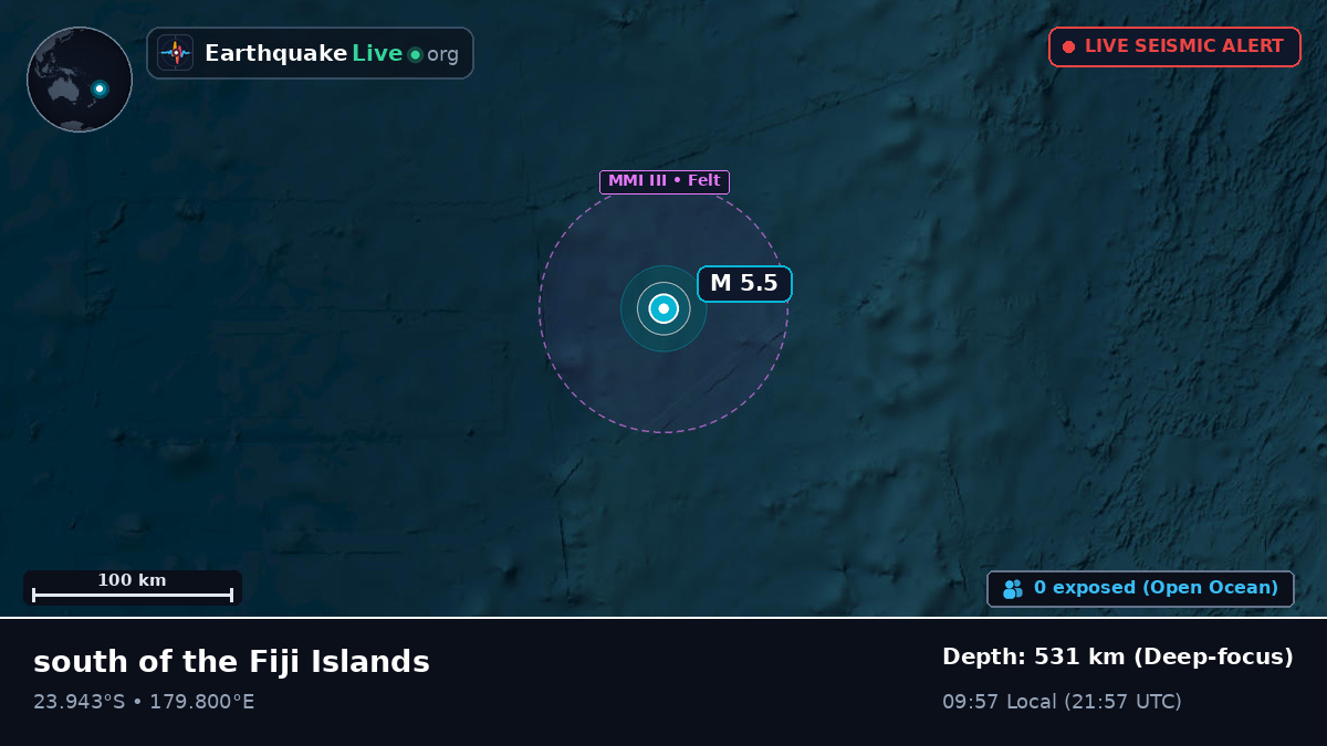 South Pacific Ocean (Tonga)