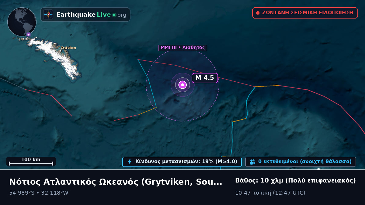 Νότιος Ατλαντικός Ωκεανός (South Georgia and the Islands)