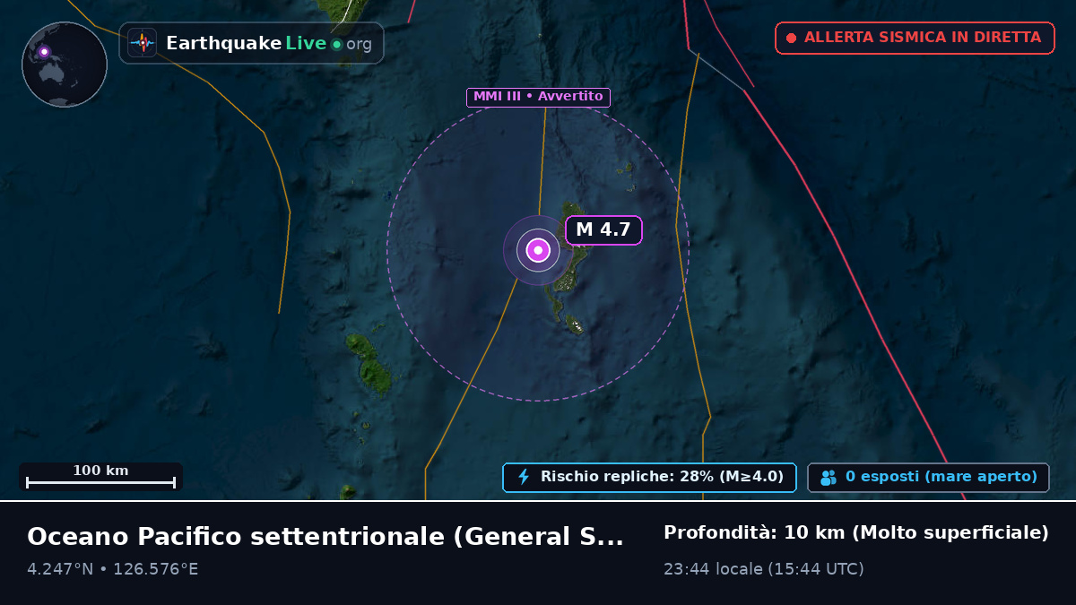 Oceano Pacifico settentrionale (Filippine)