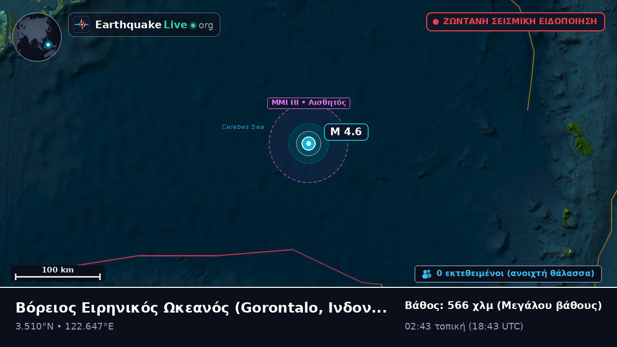 Βόρειος Ειρηνικός Ωκεανός (Ινδονησία)