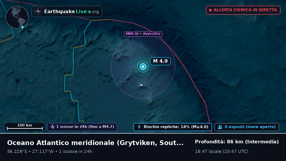 Oceano Atlantico meridionale (South Georgia and the Islands)