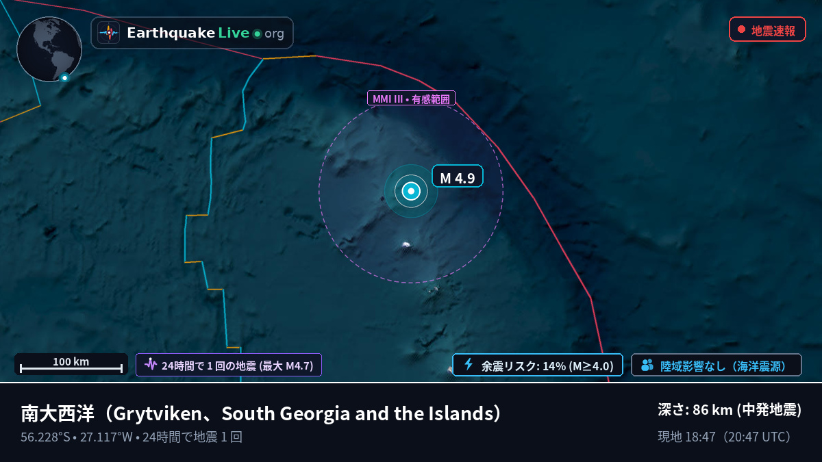 南大西洋 (South Georgia and the Islands)