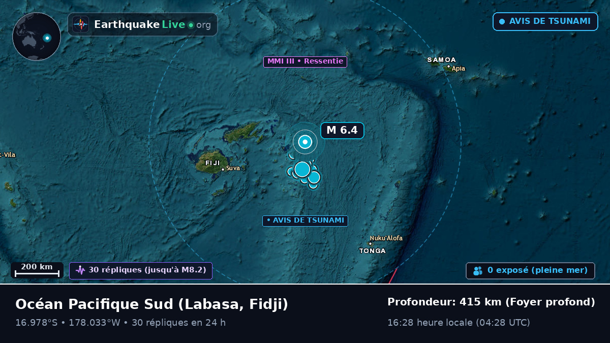 Océan Pacifique Sud (Fidji)