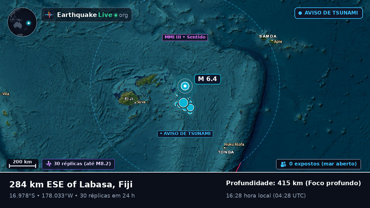 Oceano Pacífico Sul (Fiji)